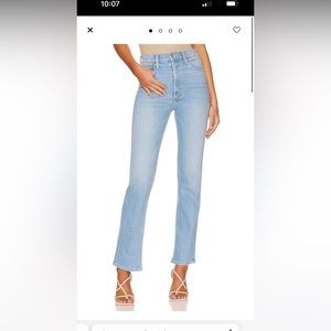 MOTHER High Waisted Rider Skimp - High-Life
Blue / 27